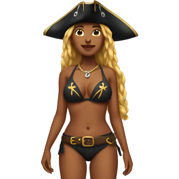 pirate in a bikini emoji