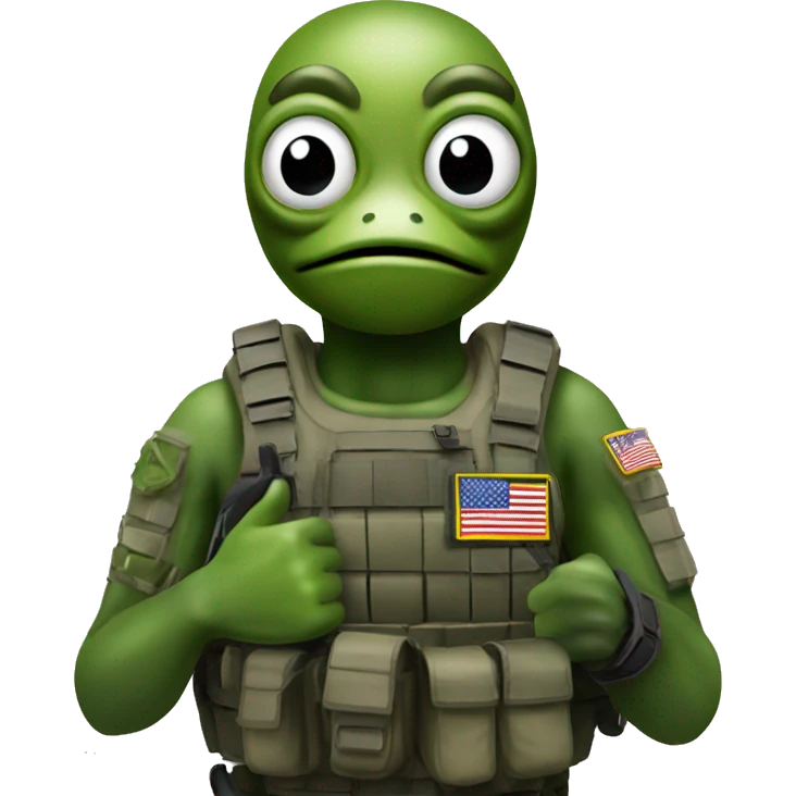 Frogman special forces thumbs up emoji