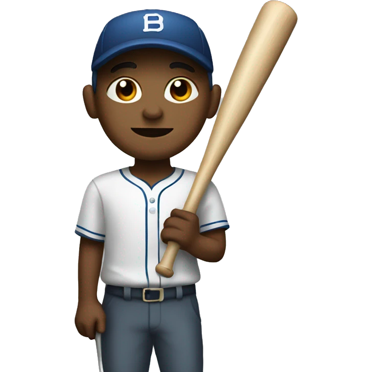 small person with baseball bat emoji