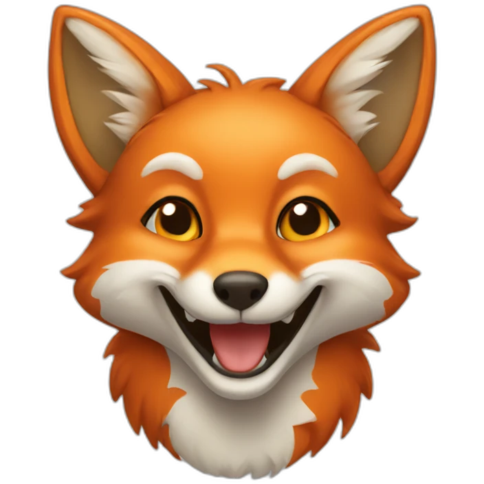 Fox smiling emoji