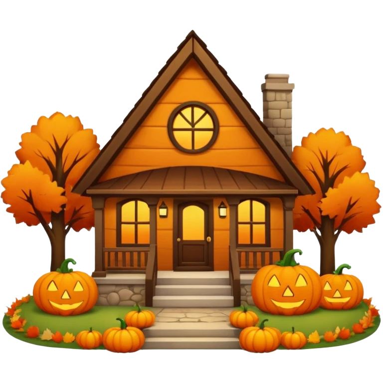 Fall home emoji