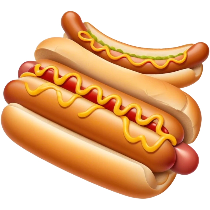 hot dog with a face emoji