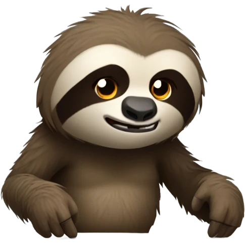 angry sloth emoji