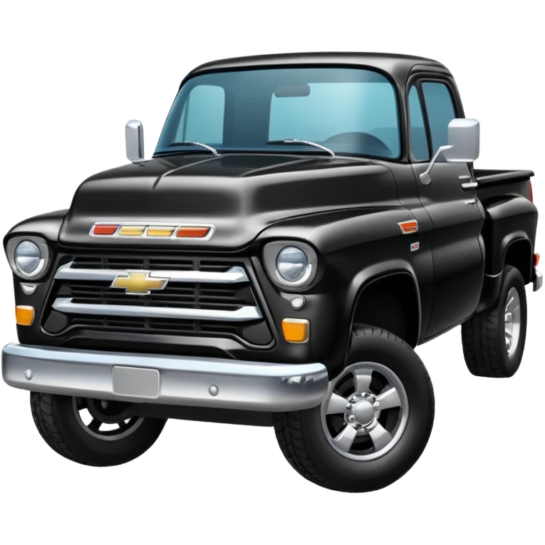 Black Chevy Truck emoji