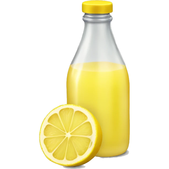 lemon juice bottle emoji