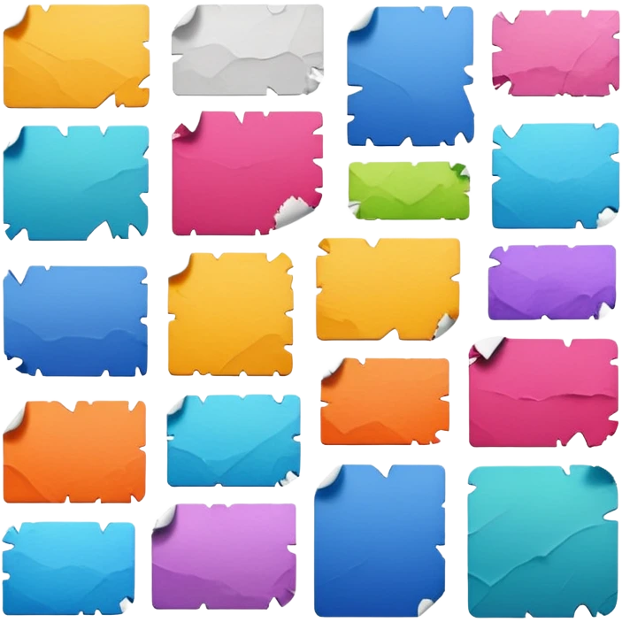 Inspiration board scraps emoji