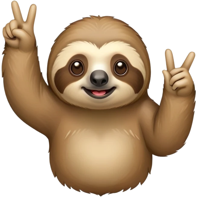 Sloth flipping you off emoji
