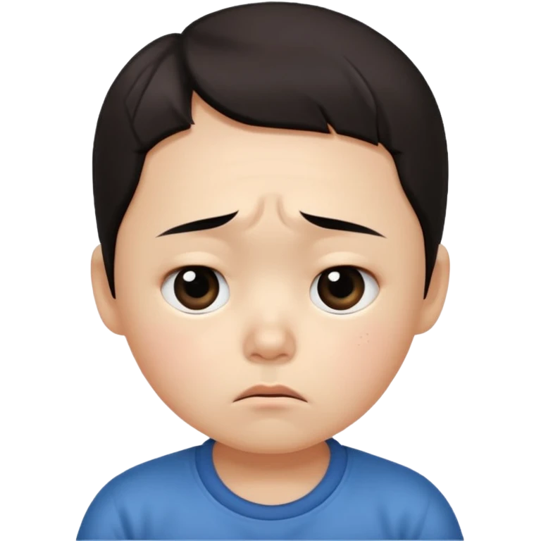 a Korean four-year-old who’s exhausted from studying emoji