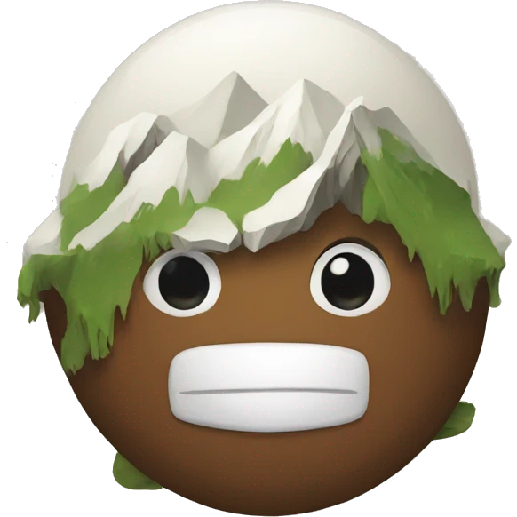 go in mountain emoji