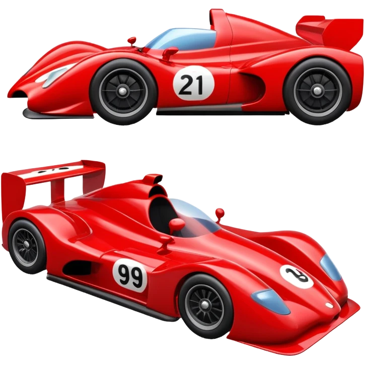 red race car emoji