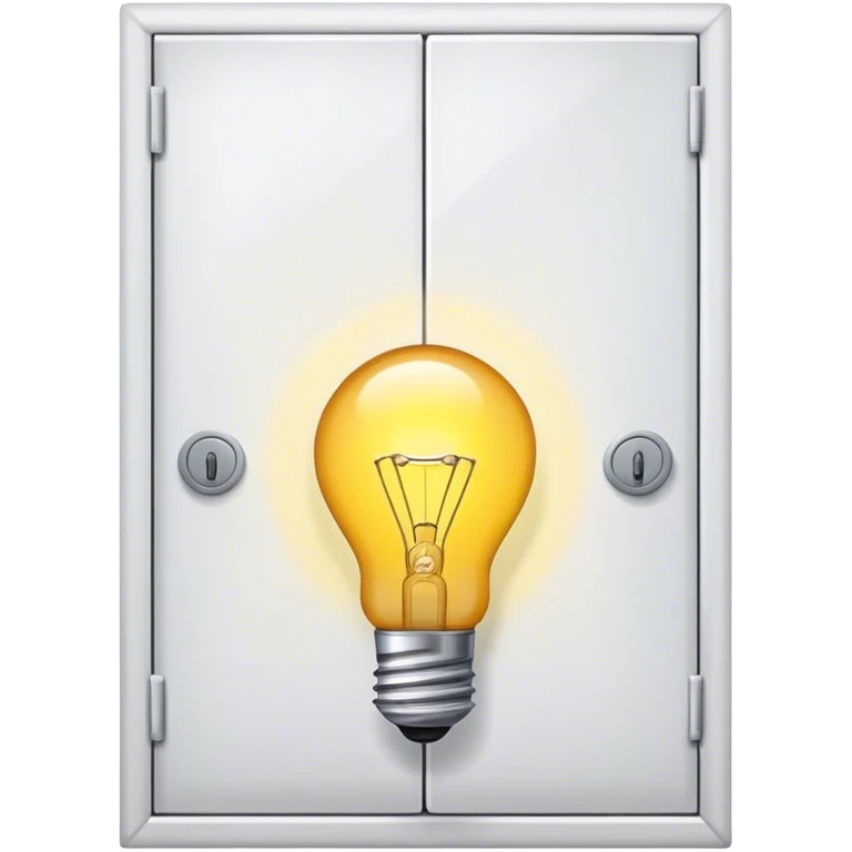 closet light bulb emoji