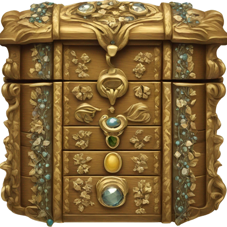 antique jewelry box emoji
