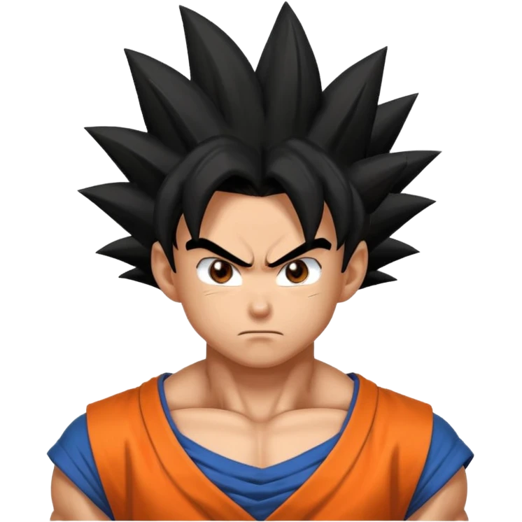 I need an emoji of character goku emoji
