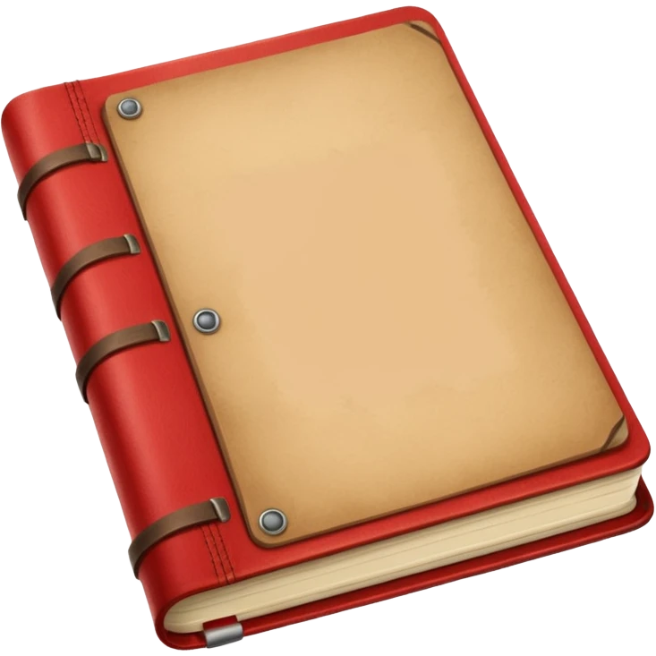 red Sketchbook emoji