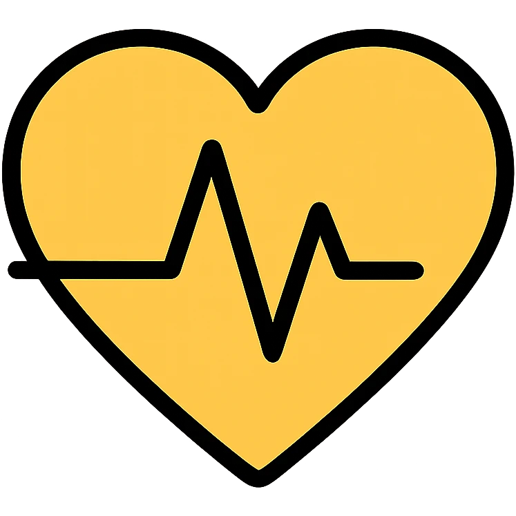life icon in gold and black emoji