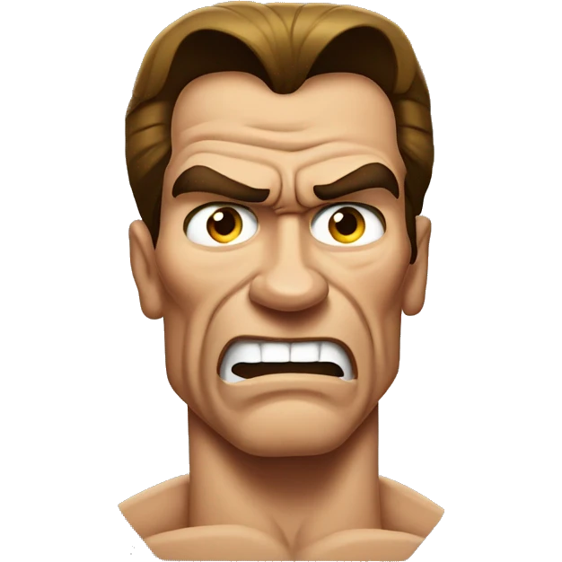 angry Arnold schwarzenegger emoji