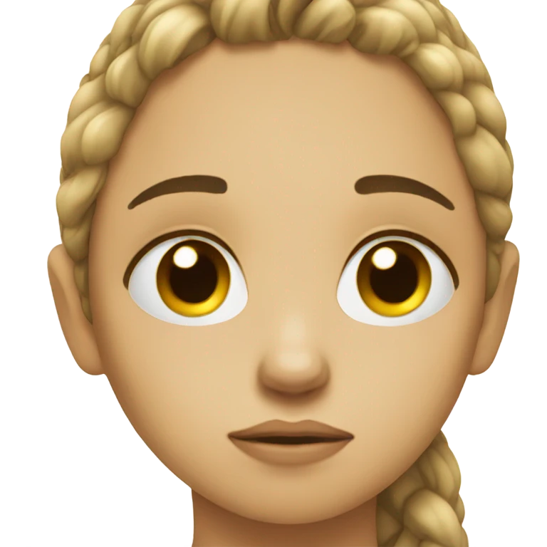 Sad girl  emoji