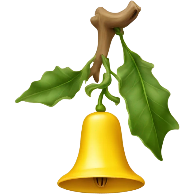 Yellow bell emoji
