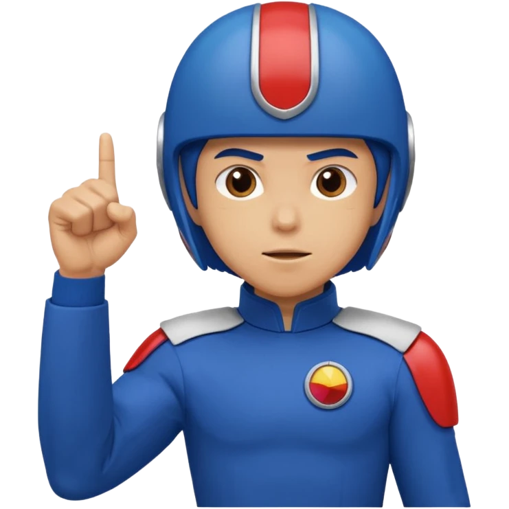 Mark from "Battle of the Planets" doing fist pump. emoji