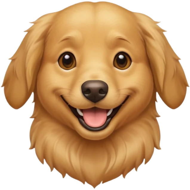 Funny dog emoji