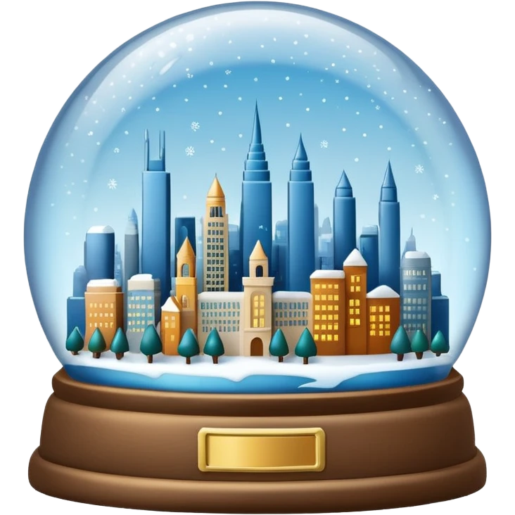 City skyline globe emoji