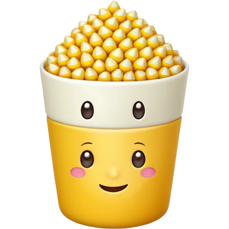 make a emoji which is a corn emoji in a cup emoji