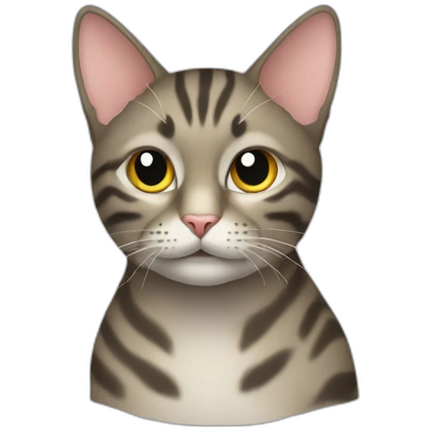 Computer cat emoji