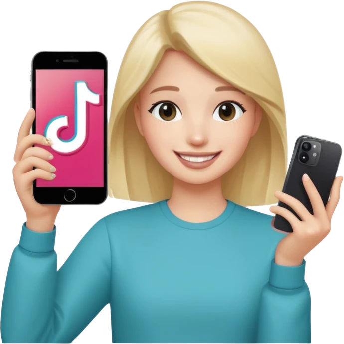 Verificación de tik tok emoji