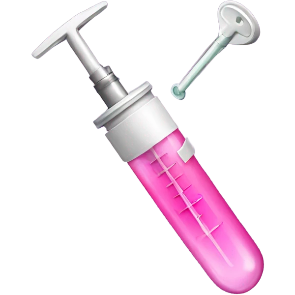 Pink syringe  emoji