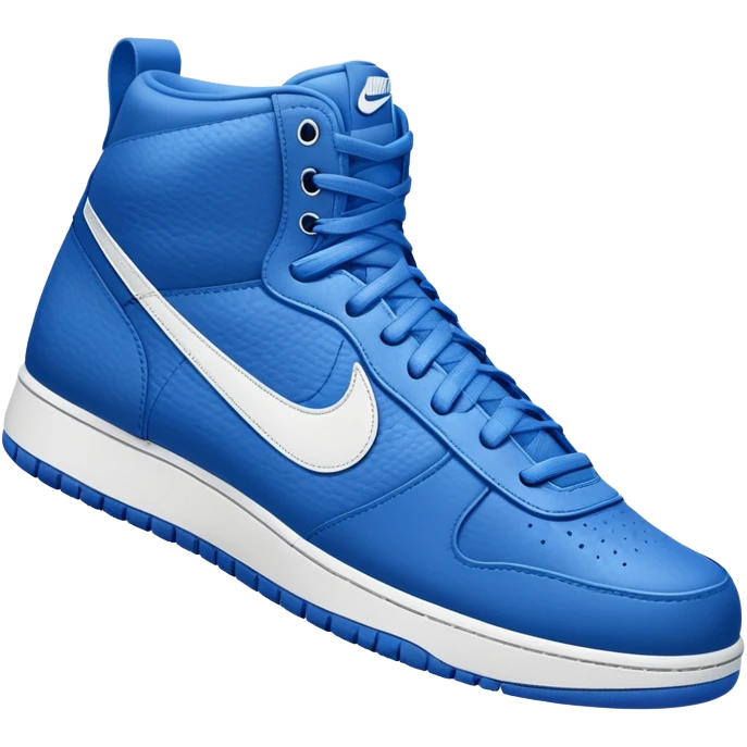 blue Nike shoe side view emoji
