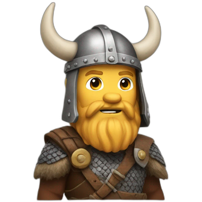 Viking man emoji