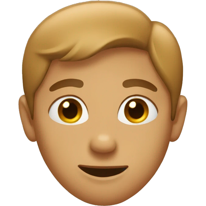 Light brown heart emoji