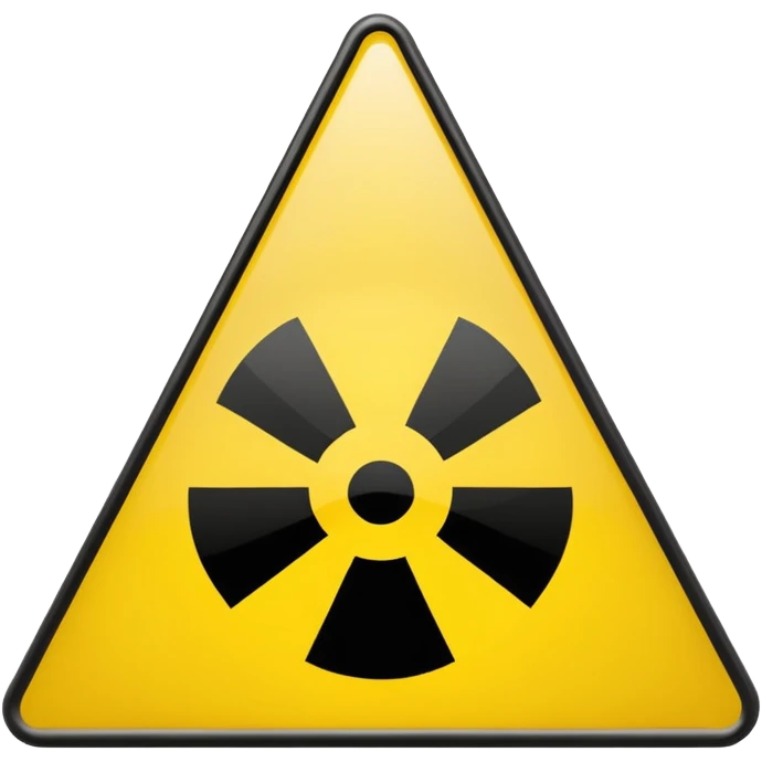 nuclear warning emoji