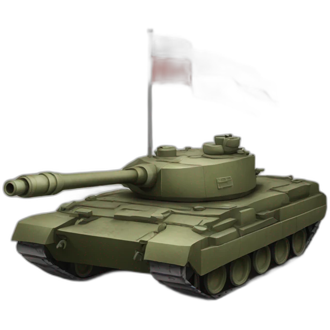 tank with russia flag emoji