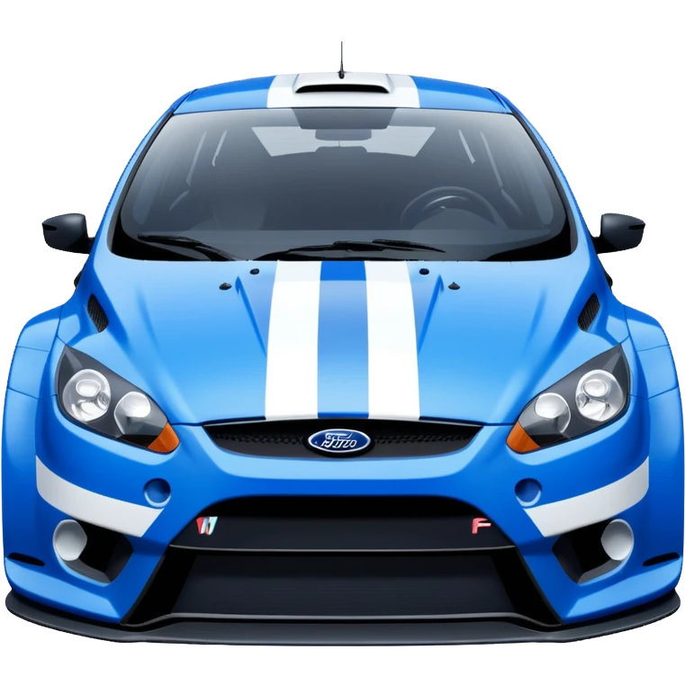 Ford Focus RS WRC best view with some cool grafics emoji