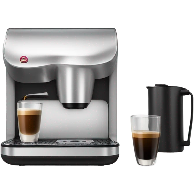 Mini coffee machine mini emoji
