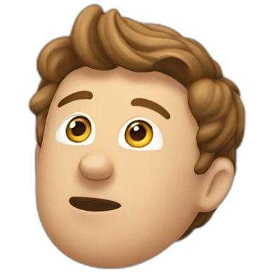 mark zuckerbegr upside down pointing left emoji
