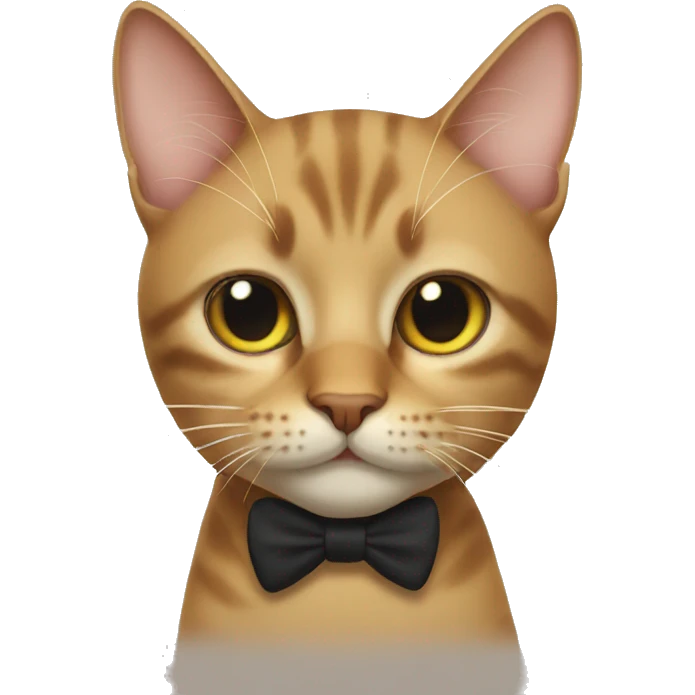 Cat with handlebar mustache emoji