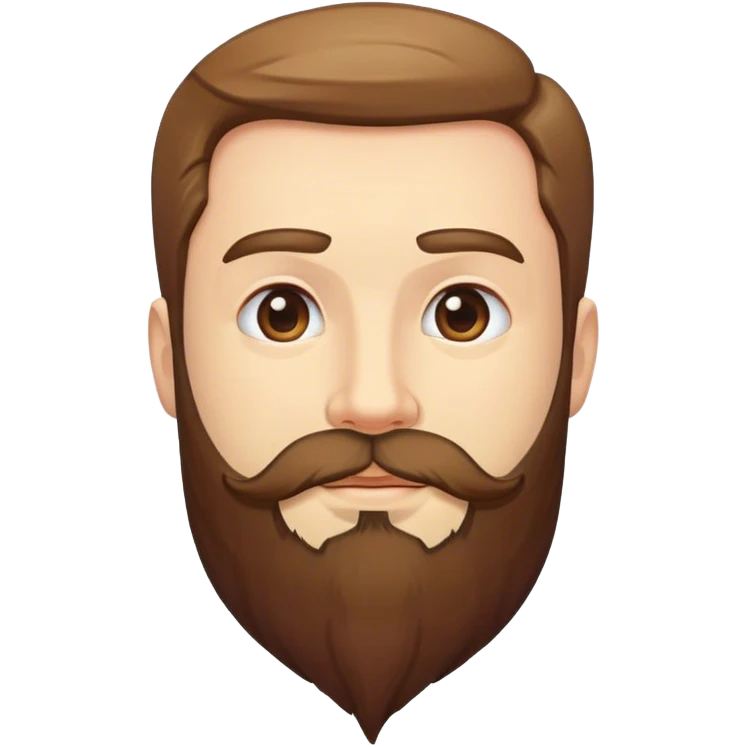 a full-length man with a beard emoji