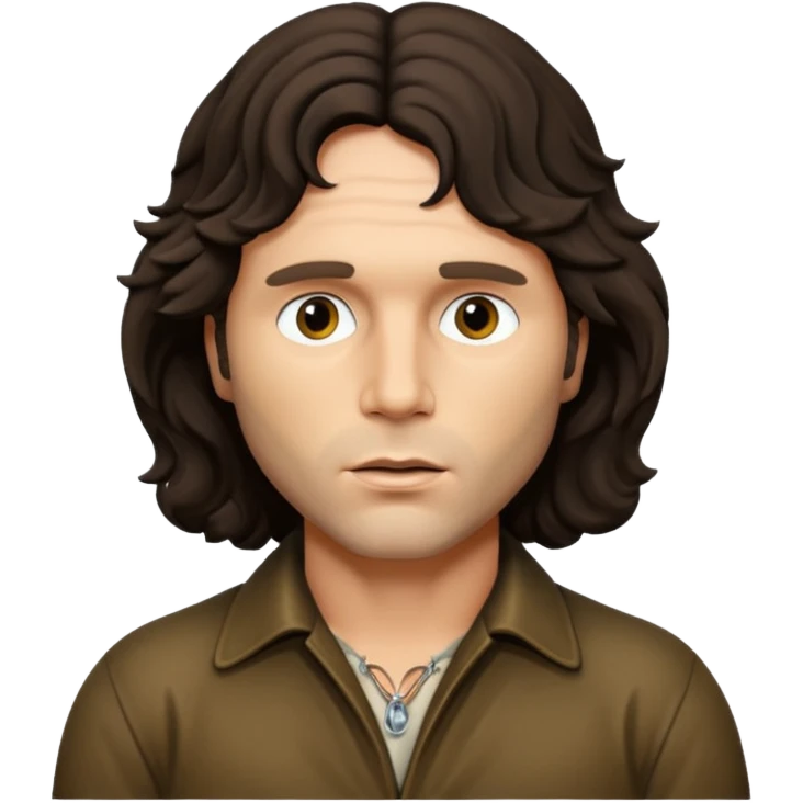 cinematic realistic aged Jim Morrison emoji