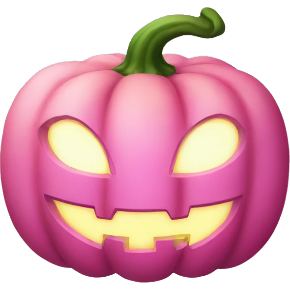 pink pumpkin emoji