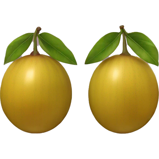 two passion fruits emoji