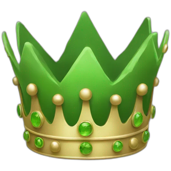 green crown emoji