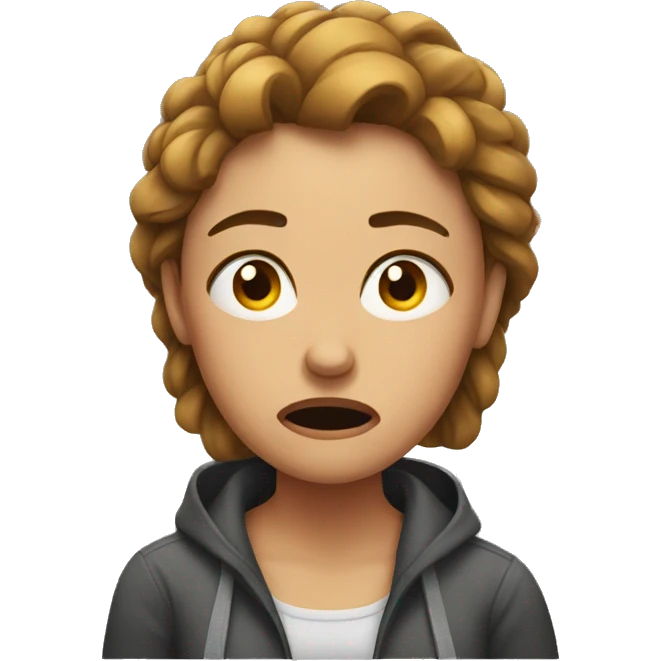 Frustrated woman emoji