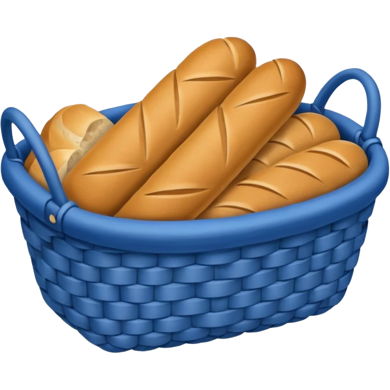 Bread Basket blue  emoji