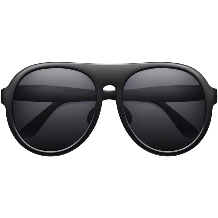 Black sunglasses emoji