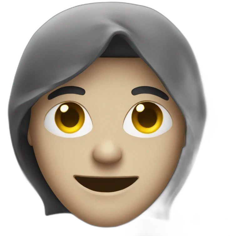 hacker with imp face emoji