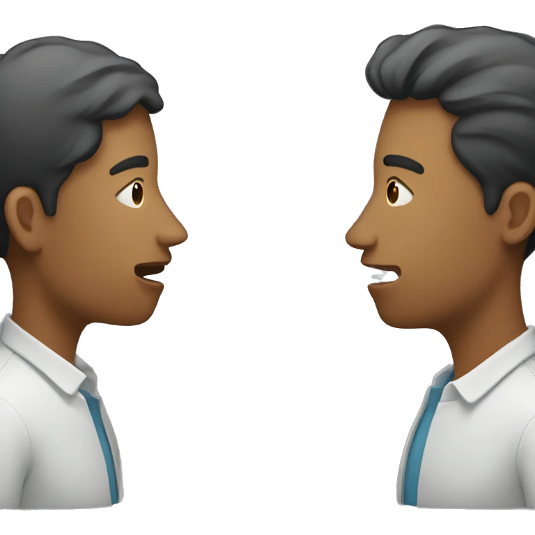 Two person who breath emoji