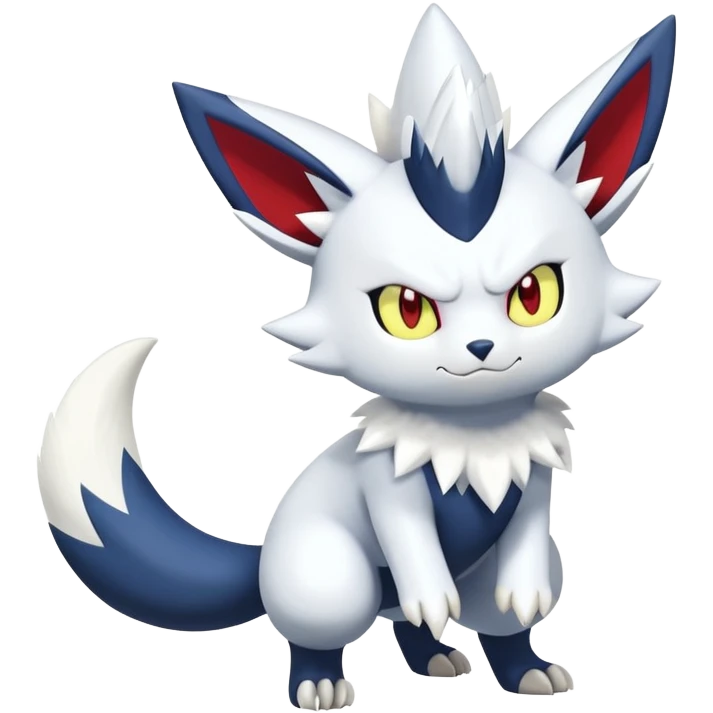 Meowstic-Zangoose-Fakémon-hybrid-creature (full body)  emoji