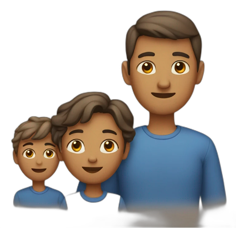 father, mother and two sons emoji